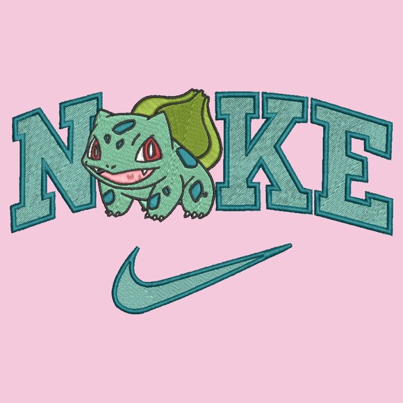 Nike Pokemon Bulbasaur Embroidered Adult Unisex Crewneck Sweatshirt Cozy - Picture 10 of 14